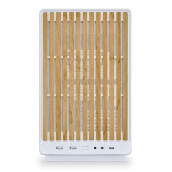 Obudowa Lian Li A3-mATX Micro Tower Biały, Drewno