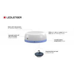 Ledlenser Kidcamp6 Latarnia kampingowa zasilana baterią