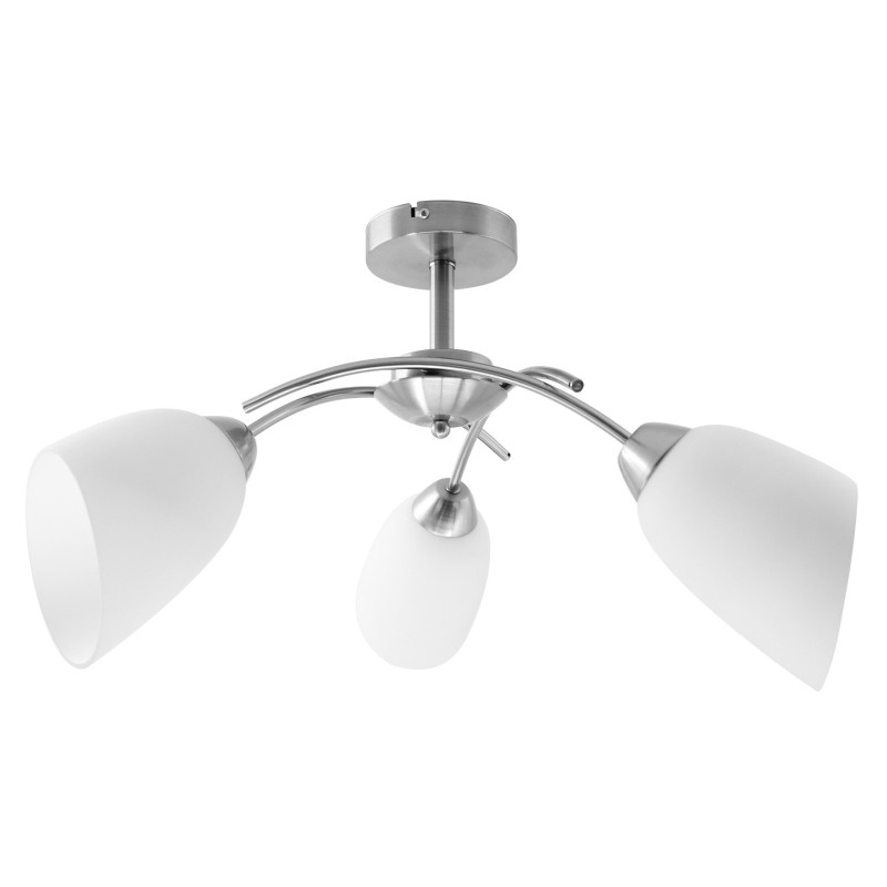 Żyrandol klasyczna lampa sufitowa wisząca Activejet NIKITA Nikiel potrójna 3xE27 do salonu Żyrandol klasyczna lampa sufitowa wisząca Activejet NIKITA Nikiel potrójna 3xE27 do salonu