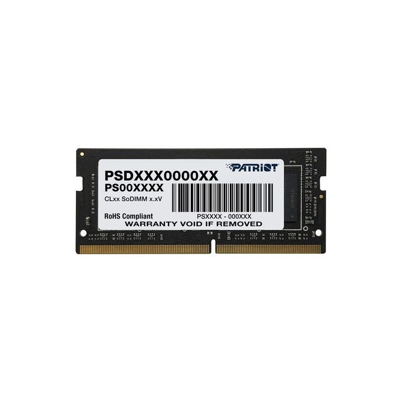 Patriot SO-DIMM DDR4 16GB 2400MHz 1 Rank Patriot SO-DIMM DDR4 16GB 2400MHz 1 Rank