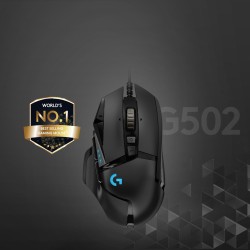 Mysz Logitech G502 Hero 910-005470 (optyczna 16000 DPI kolor czarny)