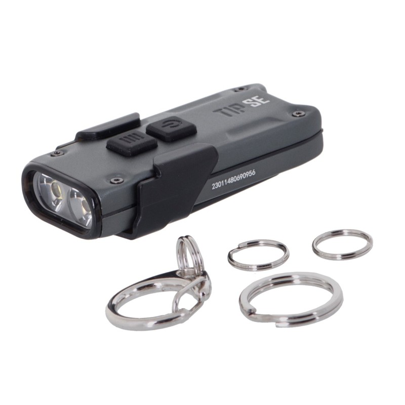 Nitecore TIP SE - latarka brelokowa LED, szara Nitecore TIP SE - latarka brelokowa LED, szara