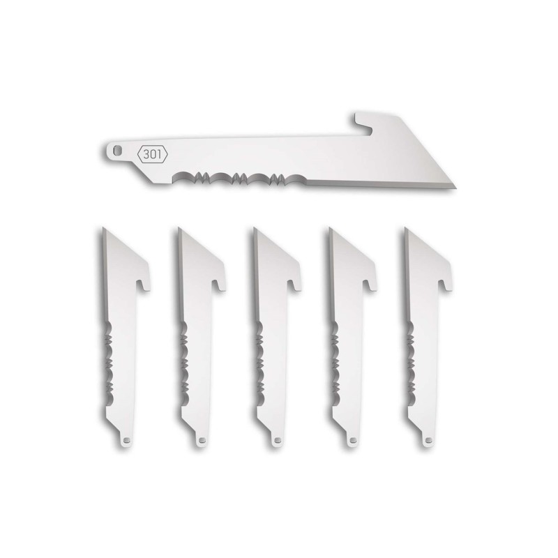 6 ostrzy Outdor Edge Utility Serrated 301