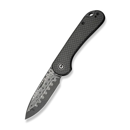 Nóż CIVIVI Elementum Slip Joint Damast CF