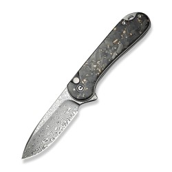 Nóż CIVIVI Button Lock Elementum II Damast CF