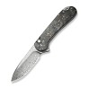 Nóż CIVIVI Button Lock Elementum II Damast CF