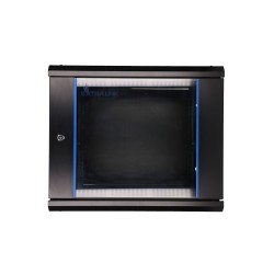 Extralink 9U 600x450 Czarna | Szafa rack | montowana na ścianie