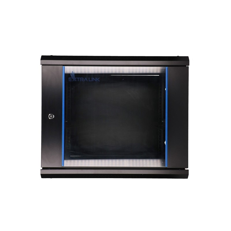 Extralink 9U 600x450 Czarna | Szafa rack | montowana na ścianie Extralink 9U 600x450 Czarna | Szafa rack | montowana na ścianie
