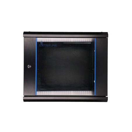 Extralink 9U 600x450 Czarna | Szafa rack | montowana na ścianie
