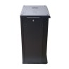 Extralink-szafa wisz 19" 18U 600mm d.szklane czarna