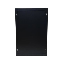 Extralink-szafa wisz 19" 18U 600mm d.szklane czarna