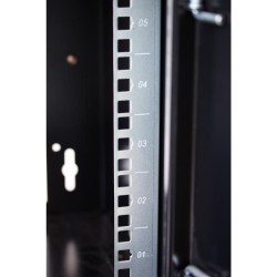 Techly I-CASE ER-1009B45 stojak 9U Szafa wisząca Czarny