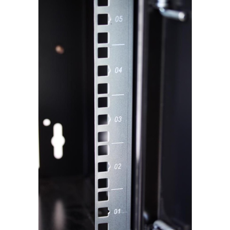 Techly I-CASE ER-1009B45 stojak 9U Szafa wisząca Czarny Techly I-CASE ER-1009B45 stojak 9U Szafa wisząca Czarny