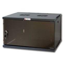Techly I-CASE ER-1009B45 stojak 9U Szafa wisząca Czarny