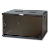 Techly I-CASE ER-1009B45 stojak 9U Szafa wisząca Czarny
