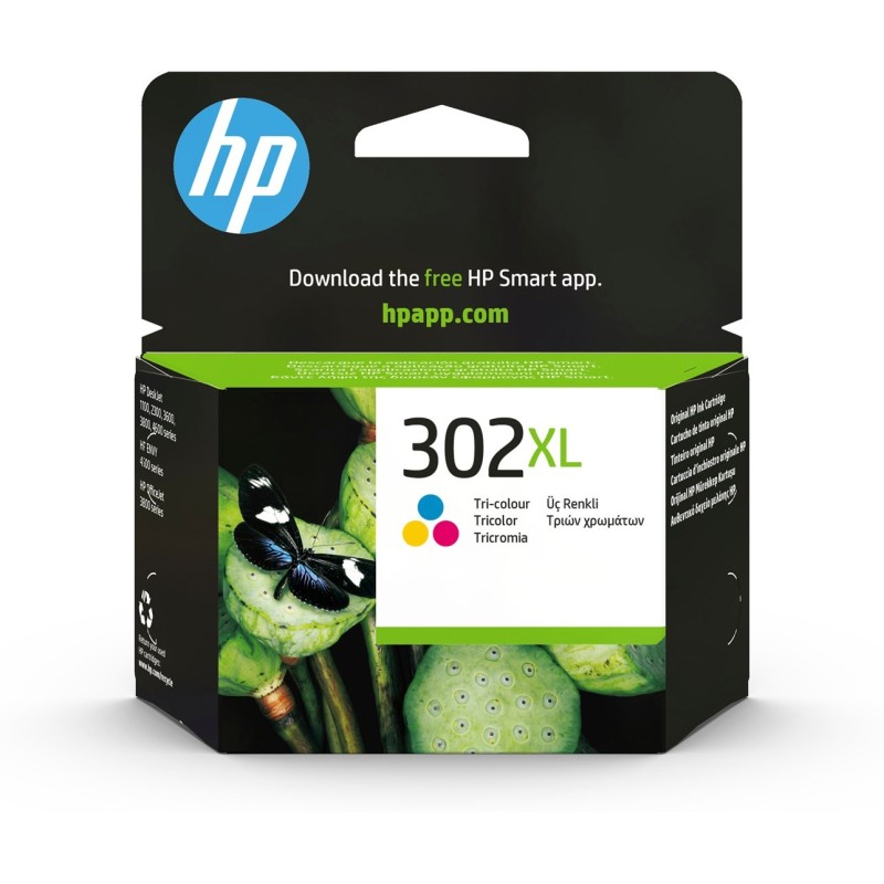 HP Oryginalny wkład atramentowy 302XL, trójkolorowy XL HP Oryginalny wkład atramentowy 302XL, trójkolorowy XL