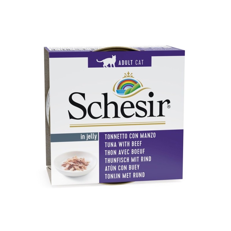 SCHESIR Adult FIlety z wołowiny z Tuńczykiem 85g SCHESIR Adult FIlety z wołowiny z Tuńczykiem 85g