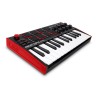 Klawiatura sterująca AKAI MPK Mini MK3 kontroler MIDI USB Czarny, Czerwony