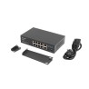 Lanberg Switch PoE+ Rack 10"/19" RSFE-8P-2GE-120