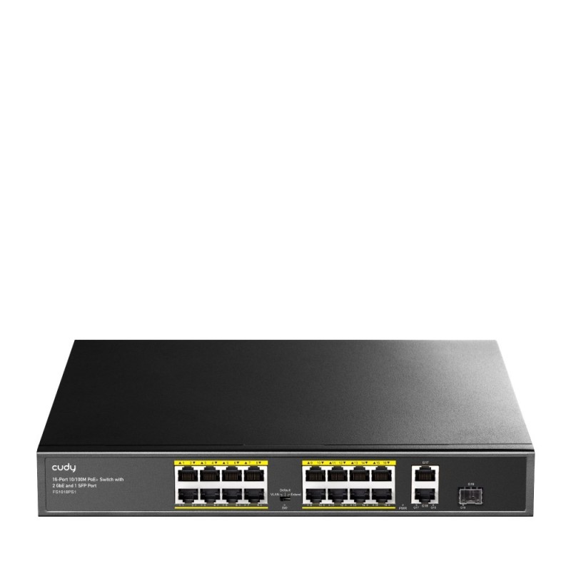 Cudy FS1018PS1 łącza sieciowe Fast Ethernet (10/100) Obsługa PoE Szary Cudy FS1018PS1 łącza sieciowe Fast Ethernet (10/100) Obsługa PoE Szary