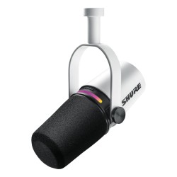 Shure MV7+-W - Mikrofon lektorski/wokalny ze złączem XLR/USB-C Białyv