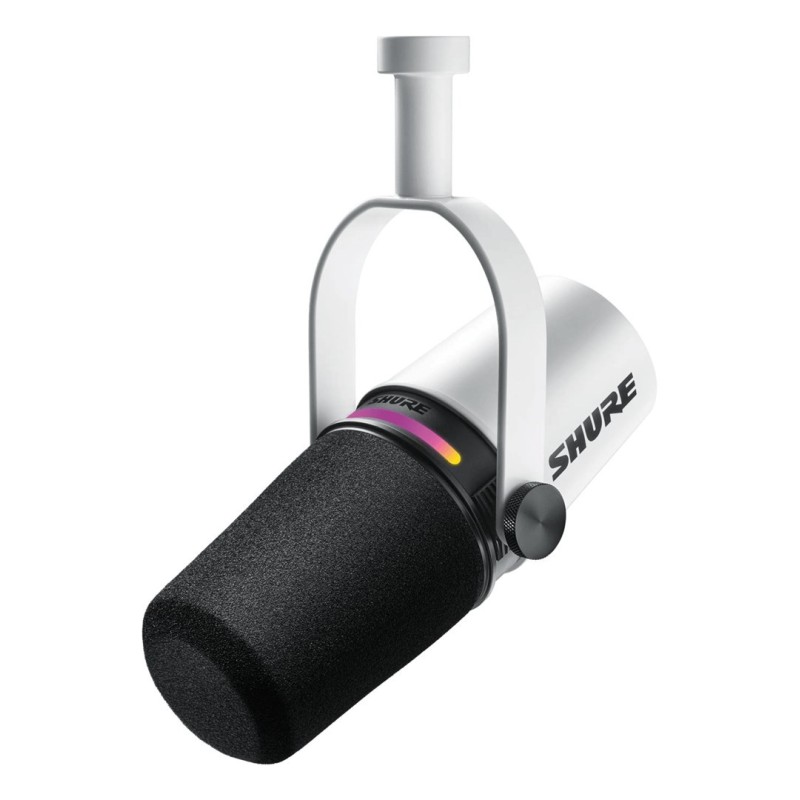 Shure MV7+-W - Mikrofon lektorski/wokalny ze złączem XLR/USB-C Białyv Shure MV7+-W - Mikrofon lektorski/wokalny ze złączem XLR/USB-C Białyv