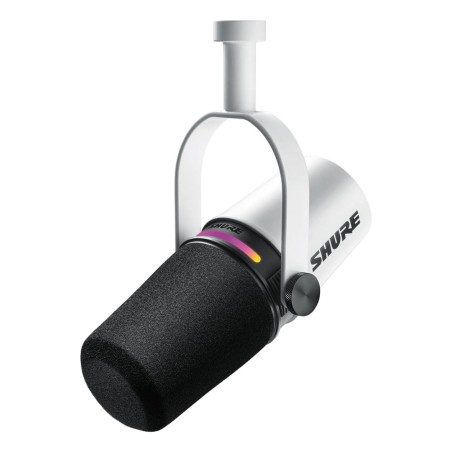 Shure MV7+-W - Mikrofon lektorski/wokalny ze złączem XLR/USB-C Białyv