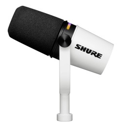 Shure MV7+-W - Mikrofon lektorski/wokalny ze złączem XLR/USB-C Białyv