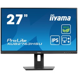 iiyama ProLite XUB2763HSU-B1 monitor komputerowy 68,6 cm (27") 1920 x 1080 px Full HD LED Czarny