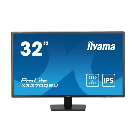 iiyama ProLite X3270QSU-B1 monitor komputerowy 81,3 cm (32") 2560 x 1440 px Wide Quad HD LED Czarny