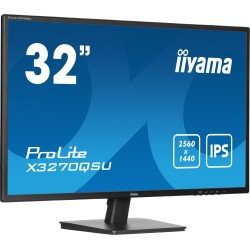 iiyama ProLite X3270QSU-B1 monitor komputerowy 81,3 cm (32") 2560 x 1440 px Wide Quad HD LED Czarny