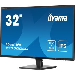 iiyama ProLite X3270QSU-B1 monitor komputerowy 81,3 cm (32") 2560 x 1440 px Wide Quad HD LED Czarny