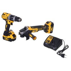 Zestaw COMBO 18V DCD796, DCG405 + 2x5,0Ah DCK208