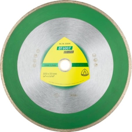 K.TARCZA DIAM.PEŁ.250mm x 1,9mm x 30/25,4mm DT600F CERAMIKA.