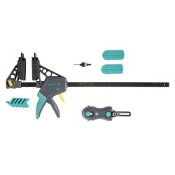 wolfcraft GmbH 6988000 klamra Zacisk stolarski Szary, Turkusowy