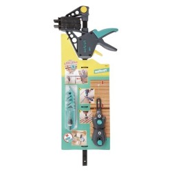 wolfcraft GmbH 6988000 klamra Zacisk stolarski Szary, Turkusowy