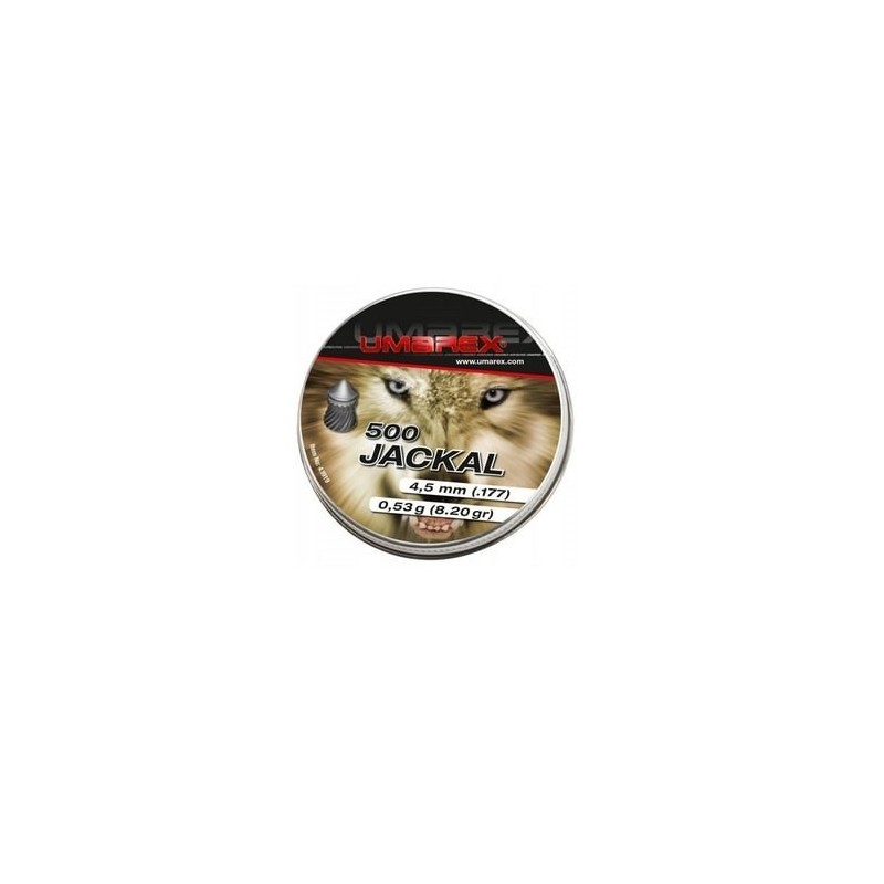 Śrut 4,5 mm Umarex Jackal Pointed Ribbed 500 szt Śrut 4,5 mm Umarex Jackal Pointed Ribbed 500 szt