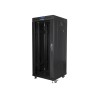 LANBERG SZAFA STOJĄCA RACK 19" 27U 600x600 CZARNA drzwi szklane