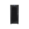 LANBERG SZAFA STOJĄCA RACK 19" 27U 600x600 CZARNA drzwi szklane