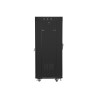 LANBERG SZAFA STOJĄCA RACK 19" 27U 600x600 CZARNA drzwi szklane