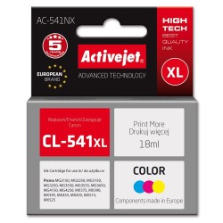 Activejet AC-541NX Tusz (zamiennik Canon CL-541XL Supreme 18 ml błękitny, żółty, magenta)