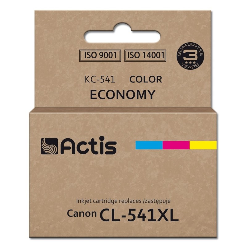 Actis KC-541 Tusz (zamiennik Canon CL-541XL Supreme 18 ml niebieski, żółty, czerwony. Actis KC-541 Tusz (zamiennik Canon CL-541XL Supreme 18 ml niebieski, żółty, czerwony.