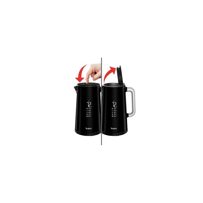 Tefal KO851 czajnik elektryczny 1,7 l Czarny 1800 W Tefal KO851 czajnik elektryczny 1,7 l Czarny 1800 W