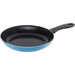 patelnia płytka 28 cm niebieska
