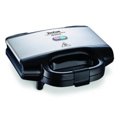 Tefal SM1572 toster 700 W Czarny, Stal nierdzewna
