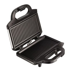 Tefal SM1572 toster 700 W Czarny, Stal nierdzewna