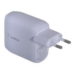 Ładowarka Belkin BoostCharge Dual USB-C PD 3.0 Wall Charger 40W White