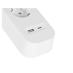 Listwa zasilająca Belkin Power Surge 4-PORT + 1xUSB-A +1xUSB-C 2.4A PD 525J 2m White Schuko