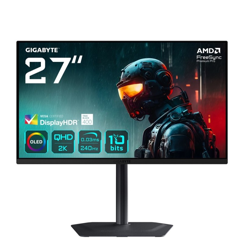 MONITOR GIGABYTE OLED 27" MO27Q2 240Hz MONITOR GIGABYTE OLED 27" MO27Q2 240Hz