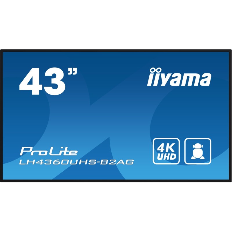 Monitor Iiyama 43 LH4360UHS-B2AG HDMI USB - 107.9 cm - 42.5" Monitor Iiyama 43 LH4360UHS-B2AG HDMI USB - 107.9 cm - 42.5"